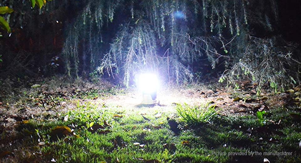 Πτυσσόμενος Ηλιακός Φακός Φανάρι Camping Led 1W+6LED & PowerBank GSH 7088A